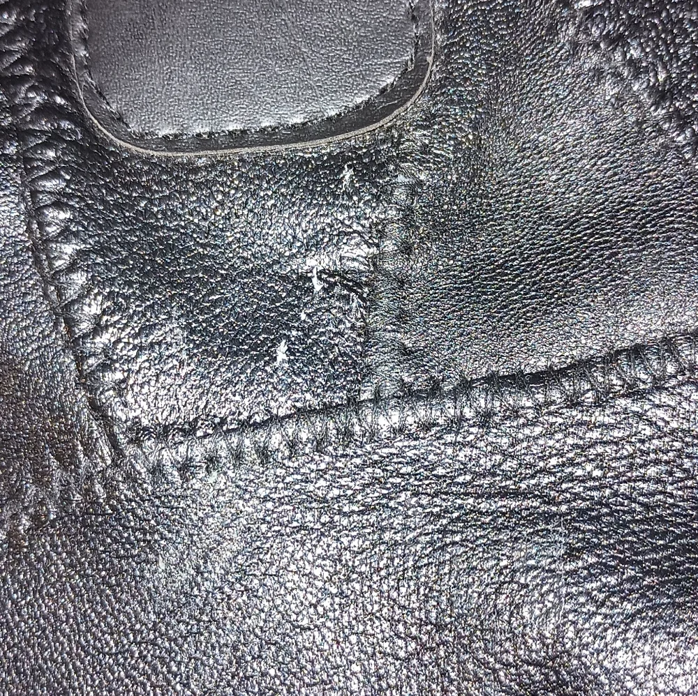Men's Black Patchwork‎ Genuine Leather Bag Set